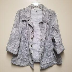 Dress Barn Jacket in Fun Print